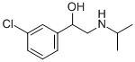 1-(3-氯苯基)-2-(异丙氨基)乙醇 结构式