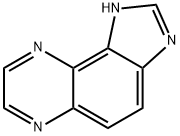 1H-Imidazo[4,5-f]quinoxaline(9CI) 结构式