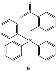(2-硝基苄基)三苯基溴化膦,一水化合物 结构式