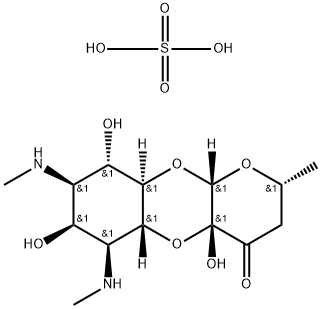 硫酸壮观霉素 结构式