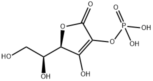 L-抗坏血酸-2-单磷酸酯三环己铵盐 结构式