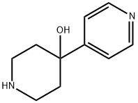 4-(吡啶-4-基)哌啶-4-醇 结构式