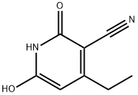 4-乙基-2,6-二羟基氰吡啶 结构式