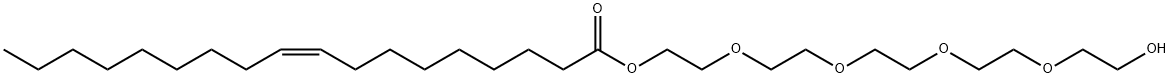 PEG-5 油酸酯 结构式