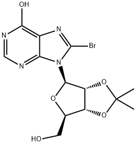 8-BROMO-2',3'-O-(1-METHYLETHYLIDENE)-INOSINE 结构式