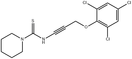 1-Piperidinecarbothioamide, N-[3-(2,4,6-trichlorophenoxy)-1-propyn-1-yl]-