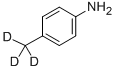 对甲基苯胺-D3氘代 结构式