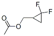 Cyclopropanemethanol, 2,2-difluoro-, acetate (9CI) 结构式