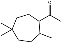 1-(2,5,5-trimethylcycloheptyl)ethan-1-one 结构式