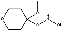 Hydroxylamine, N-hydroxy-O-(tetrahydro-4-methoxy-2H-pyran-4-yl)- (9CI) 结构式