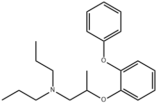 2-(2-Phenoxyphenoxy)-N,N-dipropyl-1-propanamine 结构式