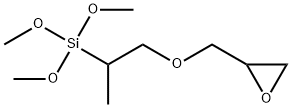 Silane, trimethoxy1-methyl-2-(oxiranylmethoxy)ethyl- 结构式
