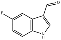 5-氟吲哚-3-甲醛 结构式