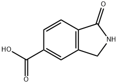 1-氧代异吲哚啉-5-羧酸 结构式