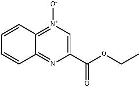 ETHYL2-QUINOXALINECARBOXYLATE4-OXIDE 结构式