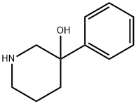 3-苯基-3-哌啶醇 结构式