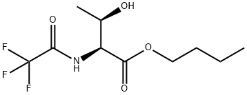 N-(Trifluoroacetyl)-L-threonine butyl ester 结构式