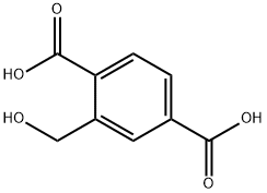 1,4-Benzenedicarboxylic acid, 2-(hydroxymethyl)- 结构式