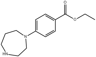 4-(1,4-二氮杂环庚烷-1-基)苯甲酸乙酯 结构式