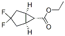 Bicyclo[3.1.0]hexane-6-carboxylic acid, 3,3-difluoro-, ethyl ester, (1-alpha-,5-alpha-,6-alpha-)- (9CI) 结构式