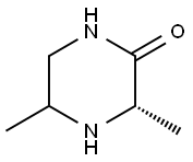 Piperazinone, 3,5-dimethyl-, (3S)- (9CI) 结构式