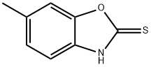 6-甲基-1,3-苯并恶唑-2(3H)-硫酮 结构式