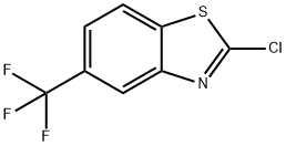 2-氯-5-三氟甲基苯并噻唑 结构式