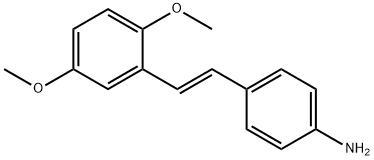 25DIMETHOXY4AMINOSTILBENE 结构式