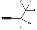 2-溴-2,3,3,3-四氟丙腈 结构式