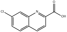 7-氯喹啉-2-羧酸 结构式
