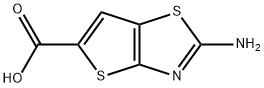 2-氨基噻吩并[2,3-D]噻唑-5-羧酸 结构式