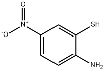2-氨基-5-硝基苯硫酚 结构式