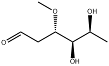3-O-Methyl-2,6-dideoxy-L-lyxo-hexose 结构式