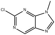 2-氯-9-甲基-9H-嘌呤 结构式