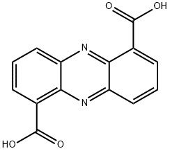 吩嗪-1,6-二甲酸酯 结构式