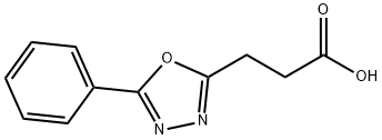 5-苯基-1,3,4-二唑-2-丙酸 结构式