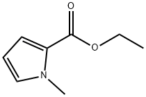 1-甲基-1H-吡咯-2-甲酸乙酯 结构式