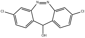 3,8-Dichloro-11H-dibenzo[c,f][1,2]diazepin-11-ol 结构式