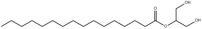 2-(1,3-二羟基丙-2-基)十六酸 复合物 1,3-二羟基丙-2-基 棕榈酸酯 (1:1) 结构式