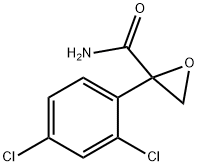 2-(2,4-Dichlorophenyl)oxirane-2-carboxamide 结构式