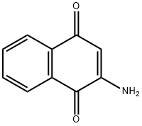 2-氨基萘-1,4-二酮 结构式