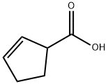 2-Cyclopentene-1-carboxylic acid 结构式