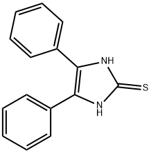 4,5-二苯基-2-咪唑硫醇 结构式