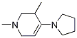 Pyridine, 1,2,3,6-tetrahydro-1,3-dimethyl-4-(1-pyrrolidinyl)- 结构式