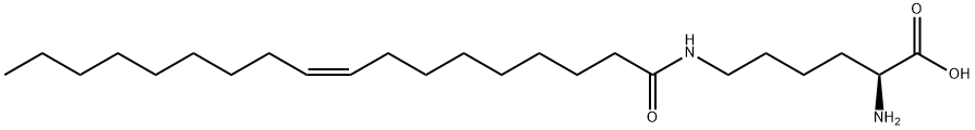 N6-oleoyl-L-lysine  结构式