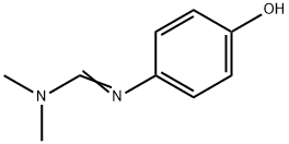 N'-(4-HYDROXYPHENYL)-N,N-DIMETHYLFORMAMIDINE 结构式