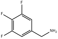 3,4,5-三氟苄胺 结构式