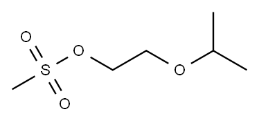 甲烷磺酸-2-异丙氧乙酯 结构式