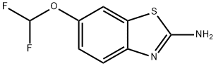 6-(二氟甲氧基)-1,3-苯并噻唑-2-胺 结构式