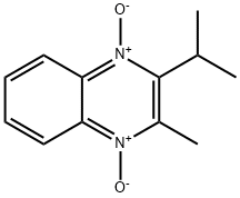 QUINOXALINE-2-METHYL-2-(1-METHYLETHYL)-1,4-DIOXIDE 结构式
